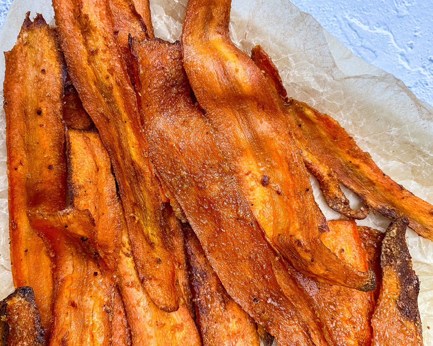 vegan carrot bacon