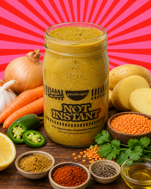 egyptian red lentil soup 16 oz. (hot)
