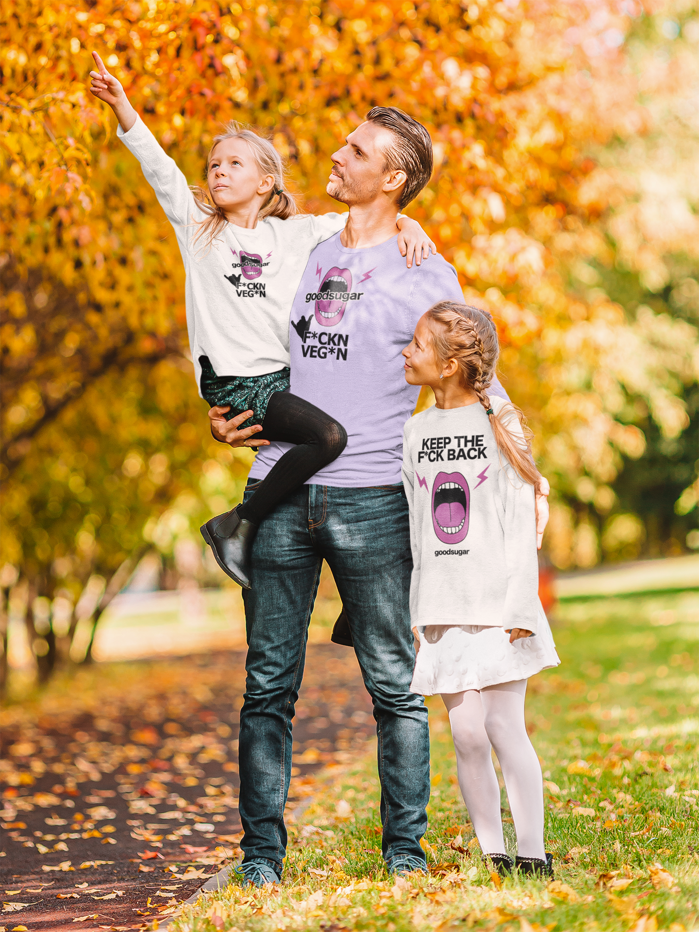 t-shirt: 'F*CKN VEG*N'