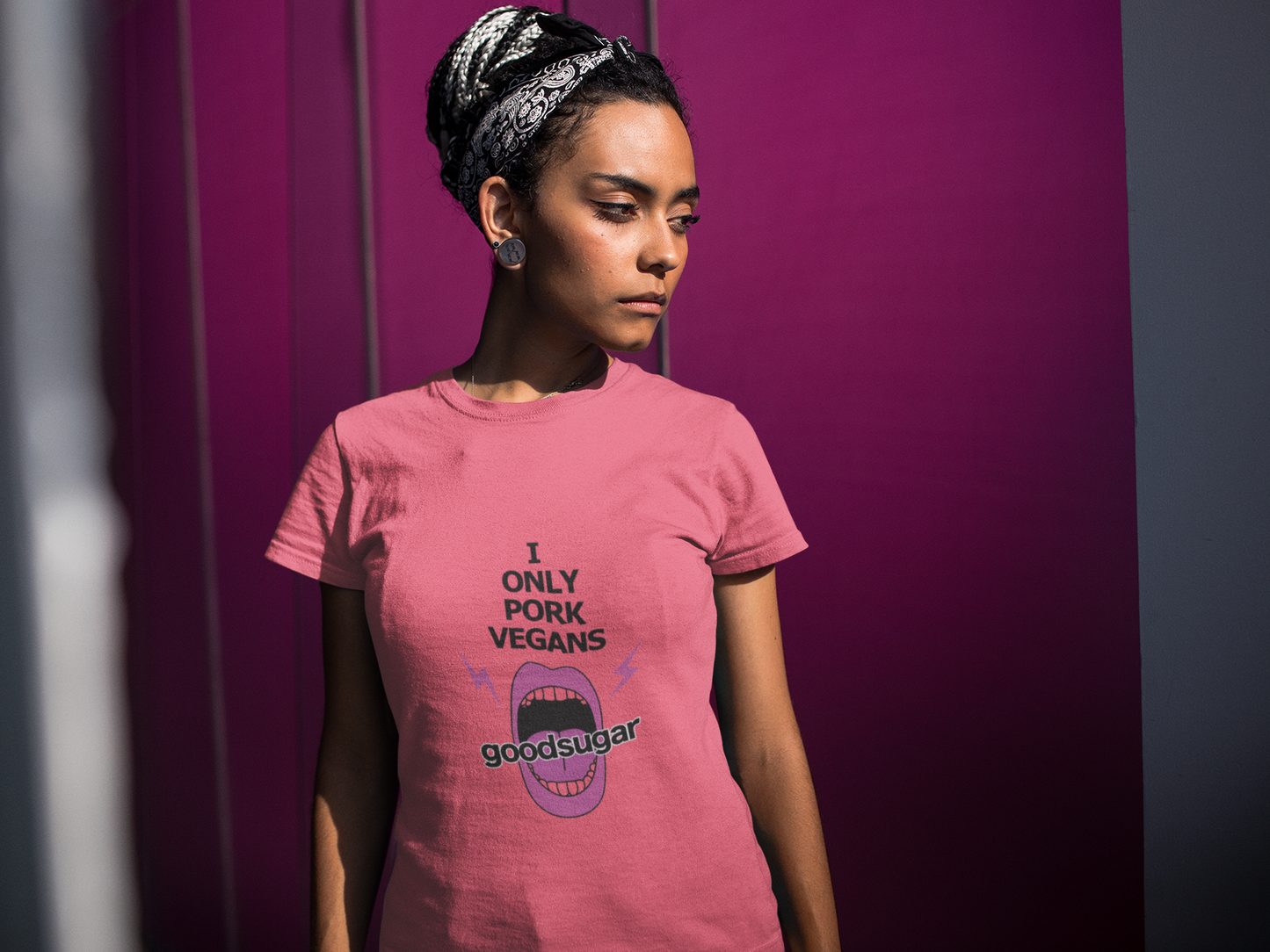 t-shirt: 'I Only Pork Vegans'
