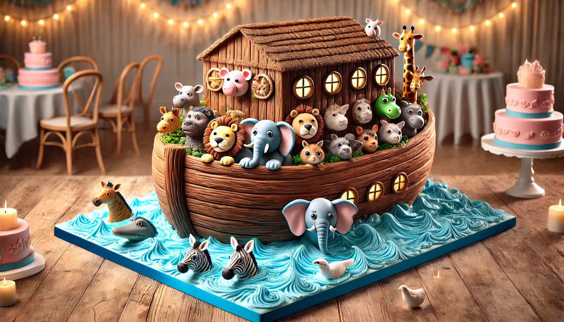 Totally Vegan Noah’s Ark Birthday Cake
