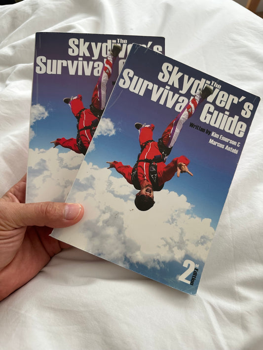 skydiver, survival guide, kim emerson, marcus antebi, goodsugar