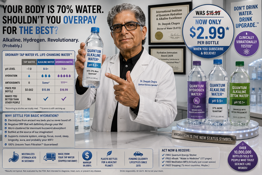 Alkaline Water and Hydrogen Water: The Markup Dressed as Science