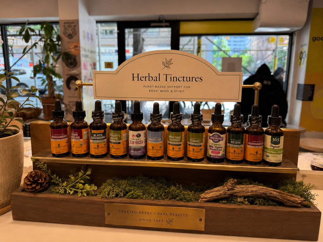 Tincture Bar — Full Menu