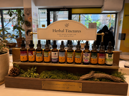 Tincture Bar — Full Menu