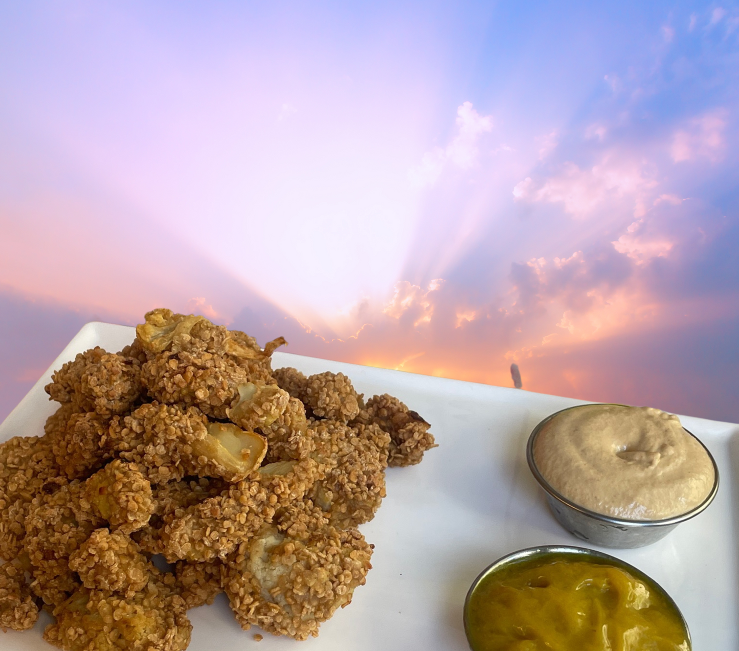 crispy cauliflower poppers