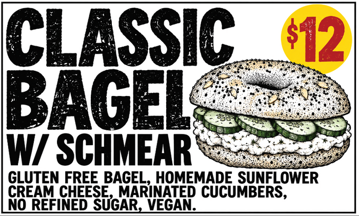 everything bagel w/ schmear (prototype)