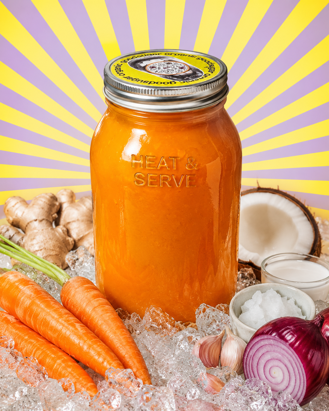 carrot ginger 32 oz. (heat & serve)