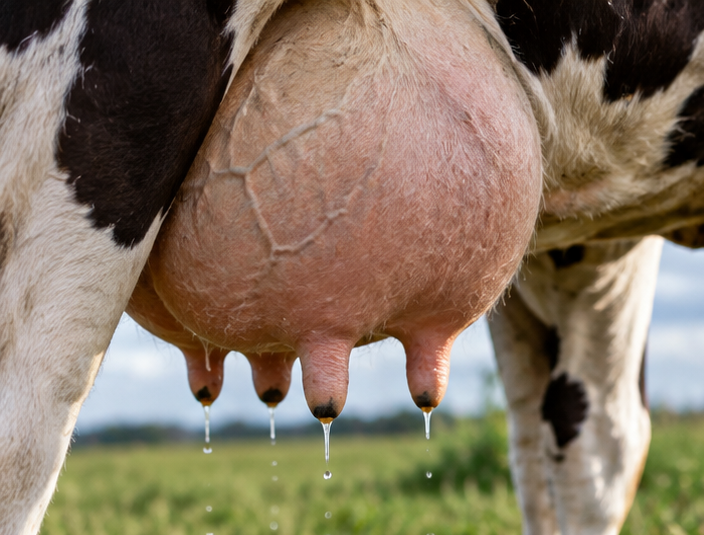 a glass of milk