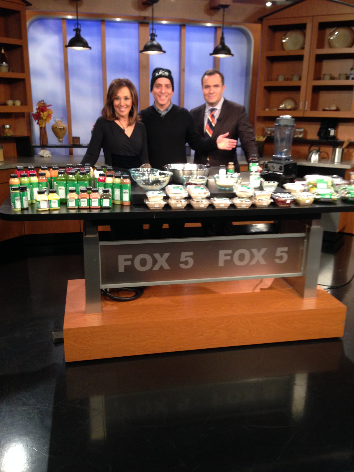 On Fox 5’s morning show. I did two days of media training for it, and I think I did OK. The good old days, though I can’t remember exactly when.