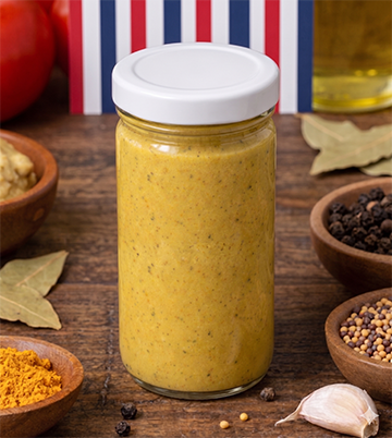 salad dressings (2.5 oz. glass jars)