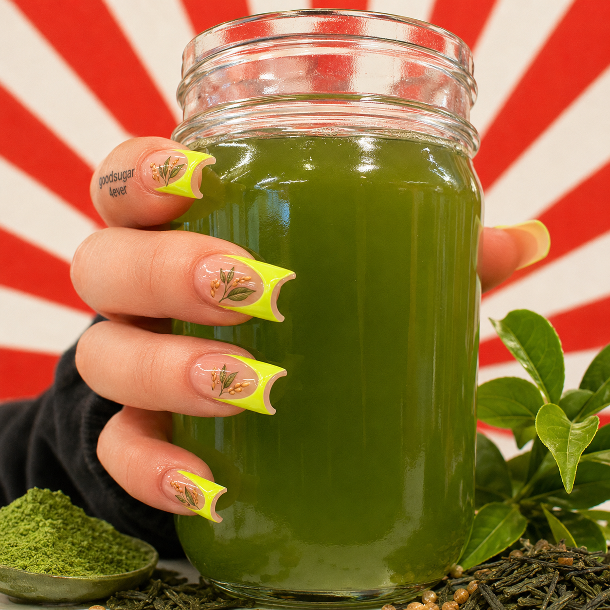 hot tea selections (delivered in a glass mason jar)
