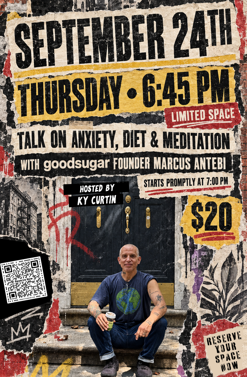 September 24th, 2025 : Lecture with Marcus A. and KY Curtin on Meditation and Anxiety at the shop.
