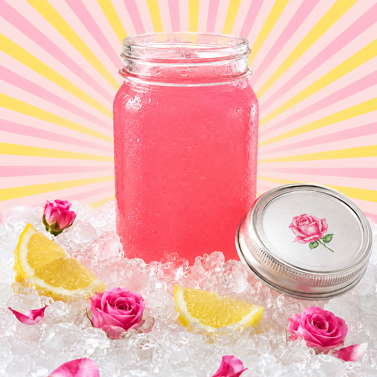 rose lemonade